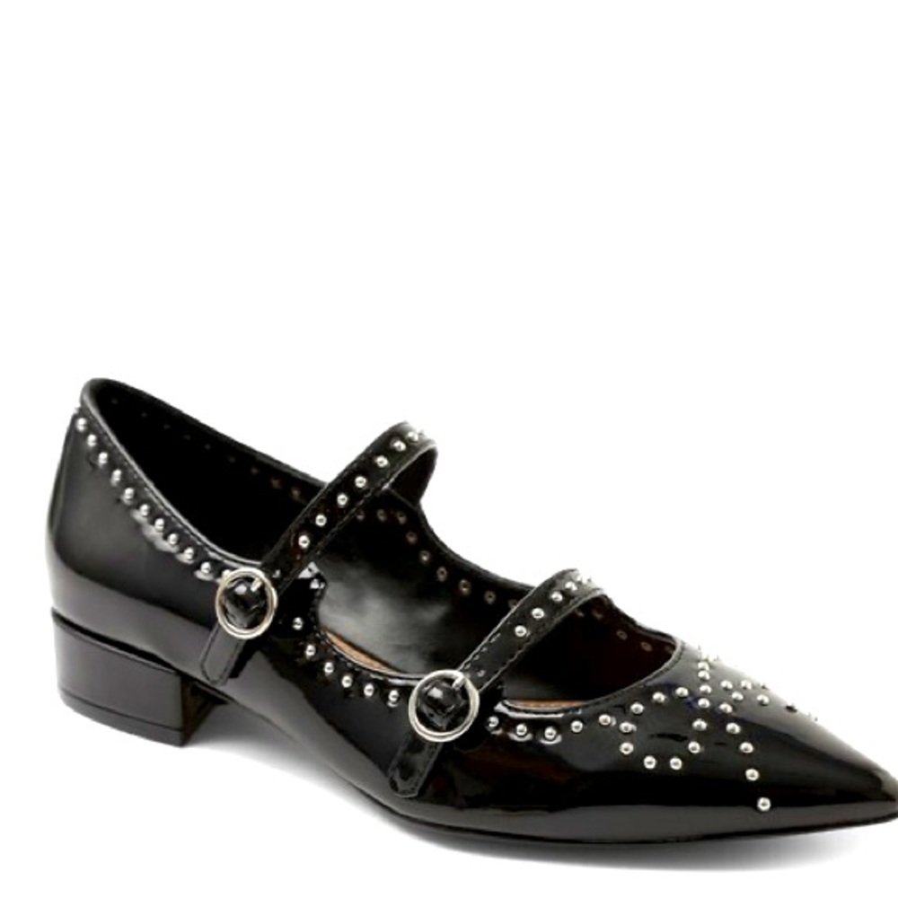 Kenzie studded Mary Janes goth